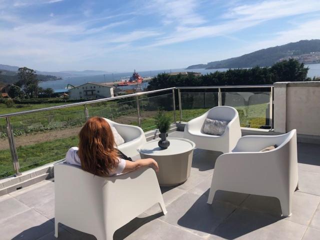 A Neida Casa Con Terraza Con Vistas Al Mar Villa Cee Eksteriør billede